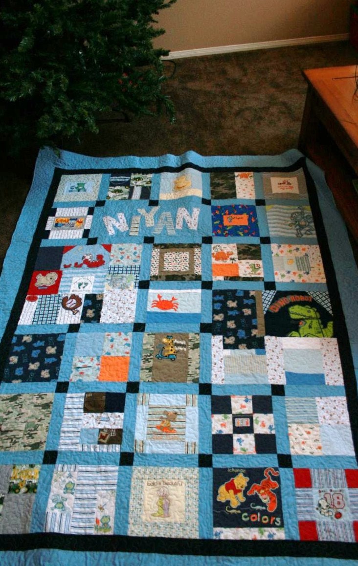 Baby Clothes Memory Quilt Blanket - Deposit