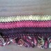 Vintage  Fringe Orange, Brown, Yellow 5 Yards by 3 inches Wide L0347