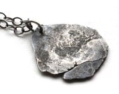 Industrial Mens Necklace Sterling Silver Mens Necklace   -  Destroy