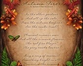 Autumn Poem - signed art print - Brigid Ashwood