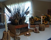 Slatted  wedding flower box