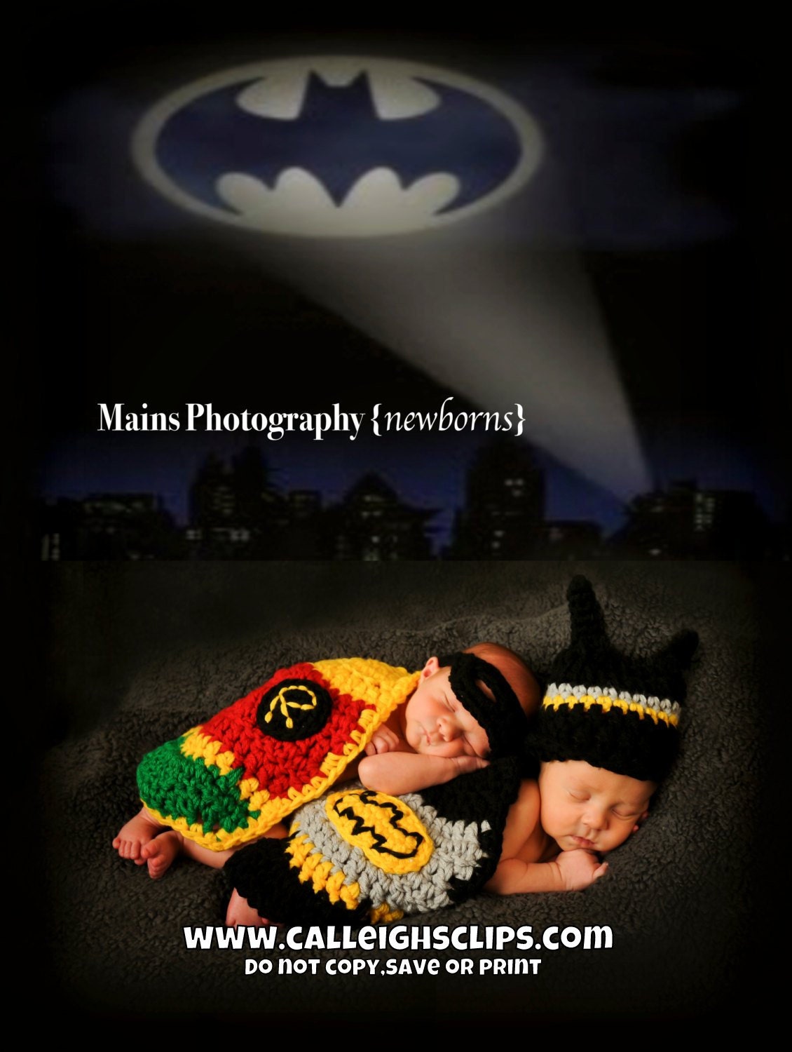 Instant Download Crochet Pattern - No. 21 - Batbaby and sidekick - Cuddle Cape Set