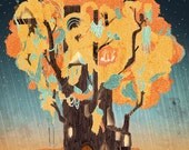 Treehouse // A3 print