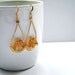 Gold Beaded Earrings