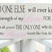 Mother's Love Baby Sign - No one else will ever know the strength of my love for you.