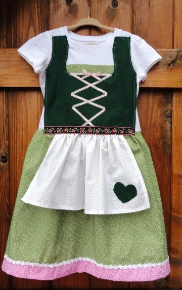 Little Girl German Dirndl Dress size (Hansel and Gretel costume)