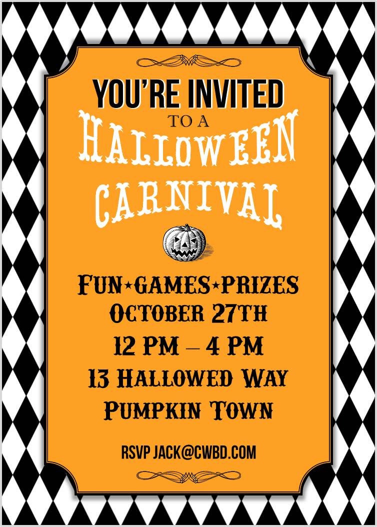 Halloween Carnival Printable Invitation Il_170x135