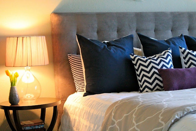 24x24 Solid NavyPillow Cover