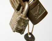 Four Padlocks - with Keys, Vintage