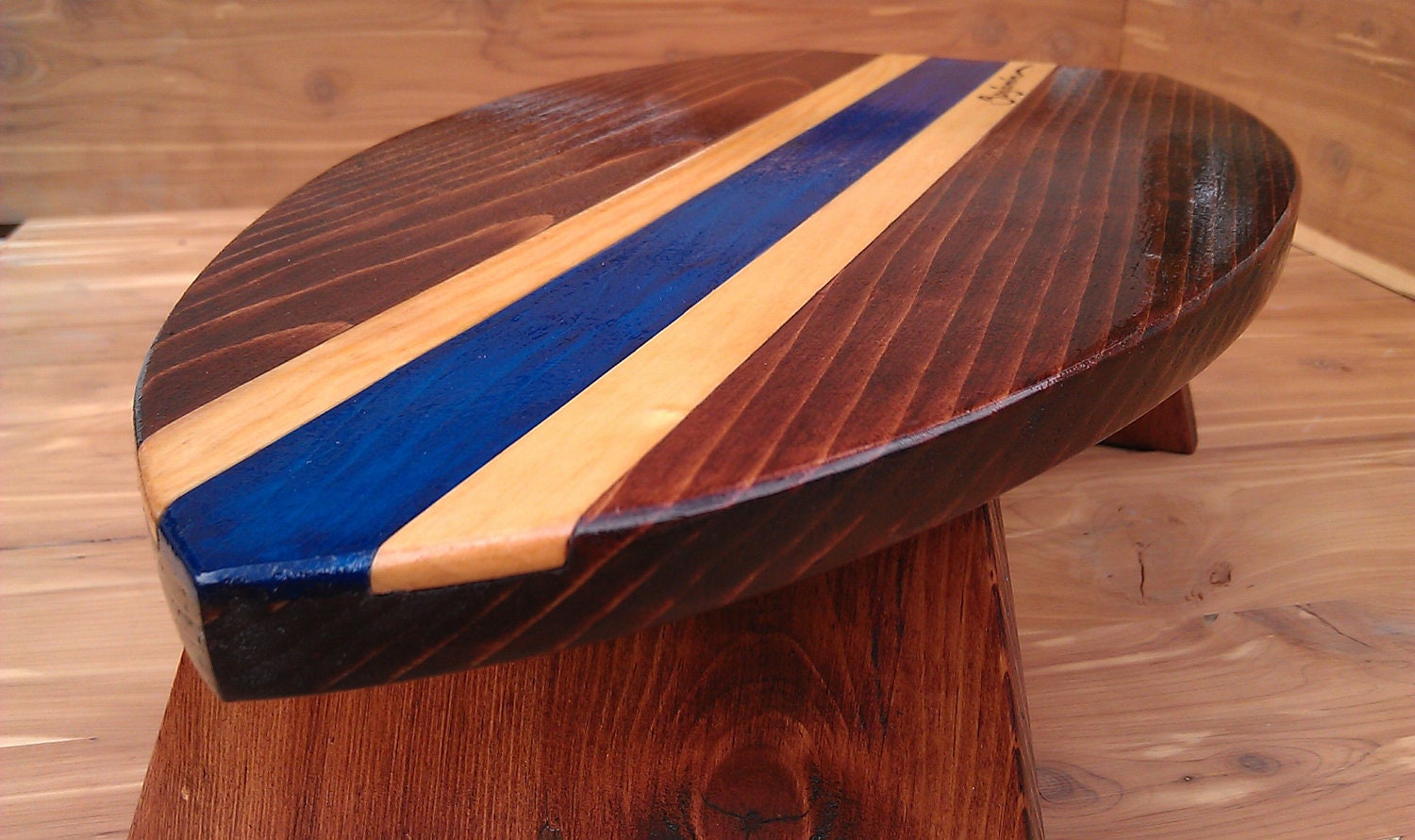 Custom Personalized Handmade Surfboard Step Stool
