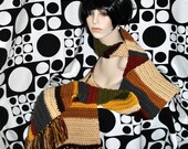 Fourth Doctor inspired Scarf - MADE TO ORDER