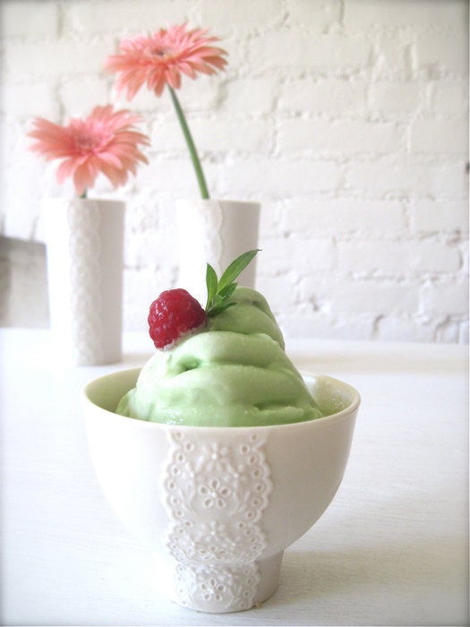 Lovely Porcelain Lace Bowl-Hideminy Lace Series