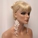 Wisteria ivory lace earrings