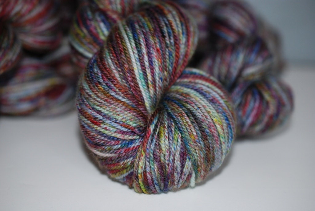 Holiday Lights:  Lux MCN Sport Wt Yarn 1112