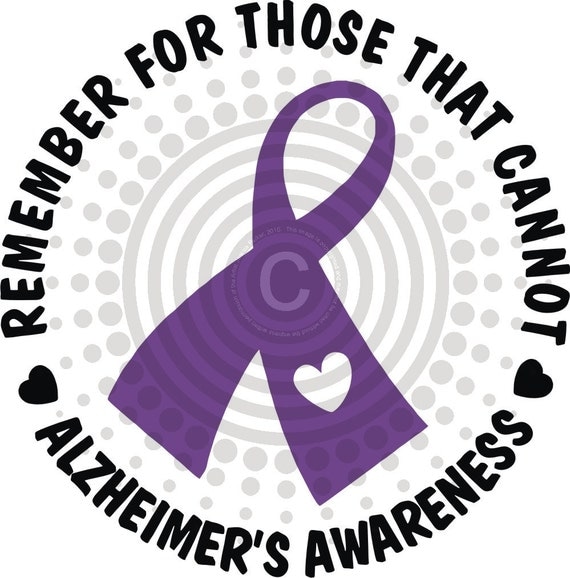 Buy ANY 2 Get 1 FREE -Remember For Those That Cannot - Alzheimer's Awareness - Vinyl Decal Sticker