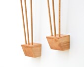 BAG DRYER for Reusing Plastic Baggies Kitchen Wood Magnets KIRA
