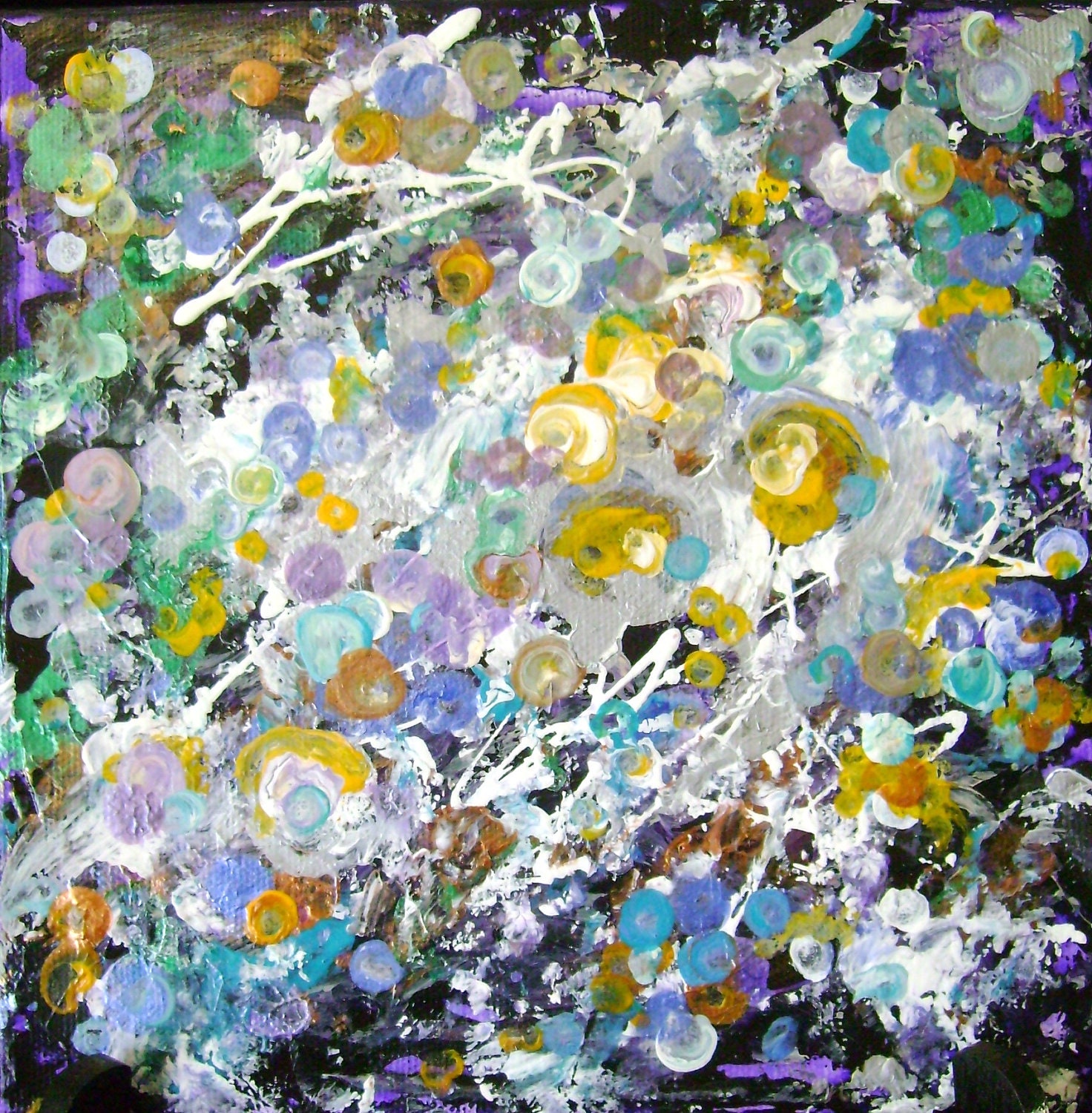 Cosmos Blue - Art Print - 8" x 8"