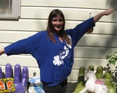 Vintage 80s Bat Wing Blues Shirt