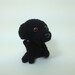 Labrador Retriever Amigurumi Dog Crochet Dog Stuffed Animal Black Lab Retriever / Made to Order