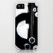 iPhone case - black and white abstract painting - guitar music - cell phone cover - fine art