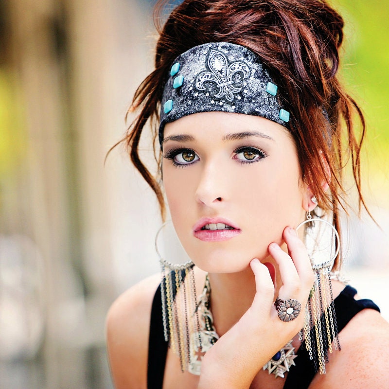 Fleur De Lis Bling Headband