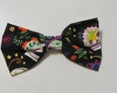 Day of The Dead Dia de Los Muertos Fabric Hair bow