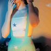 Latex Rubber Star Applique hotpants