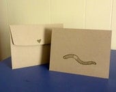 Earthworm Blank Card