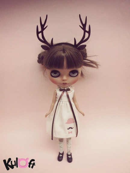 Vintage dress Mustache Design A