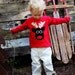 Christmas Applique T-Shirt - Rudolph Reindeer Applique Shirt or Onesie- You Choose Sleeve Length and Shirt Color