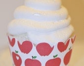 Back to School - Red Apples Cupcake Wraps - Standard Size set of 25