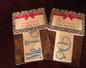Something Blue For Your Shoe...I Do Diamond Ring and Me Too Sticker Decals for Wedding Bride and Groom Shoes