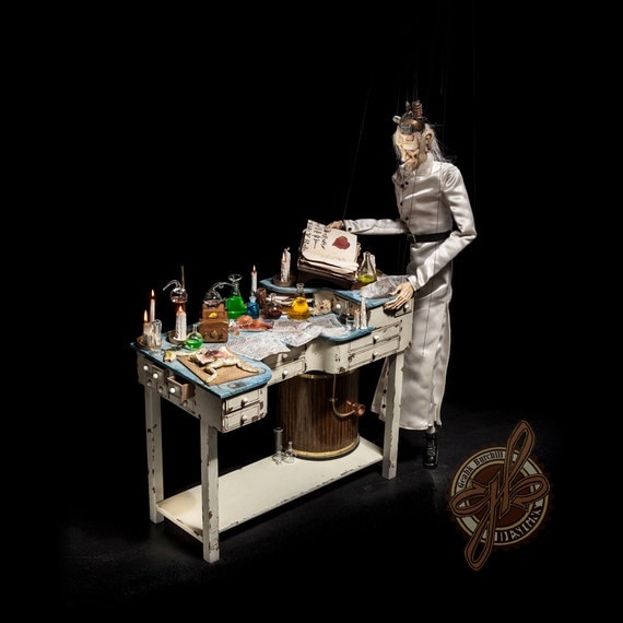 Steampunk Mad Scientist Marionette