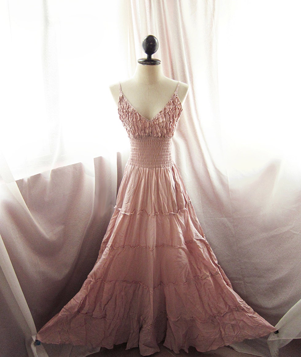 Chantilly Petal Rose Goddess Alice in Wonderland Ruffled Dreamy Marie Antoinette Gypsy Hippie Jardin Long Maxi Summer Victorian Flowy Dress