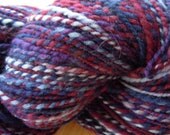 Fourth of July, Handspun BFL, plied onto itself