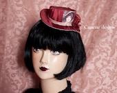 Cunene Fire brick Lady Mini Top hat