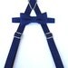 Navy Blue Suspender and Bow Tie Set