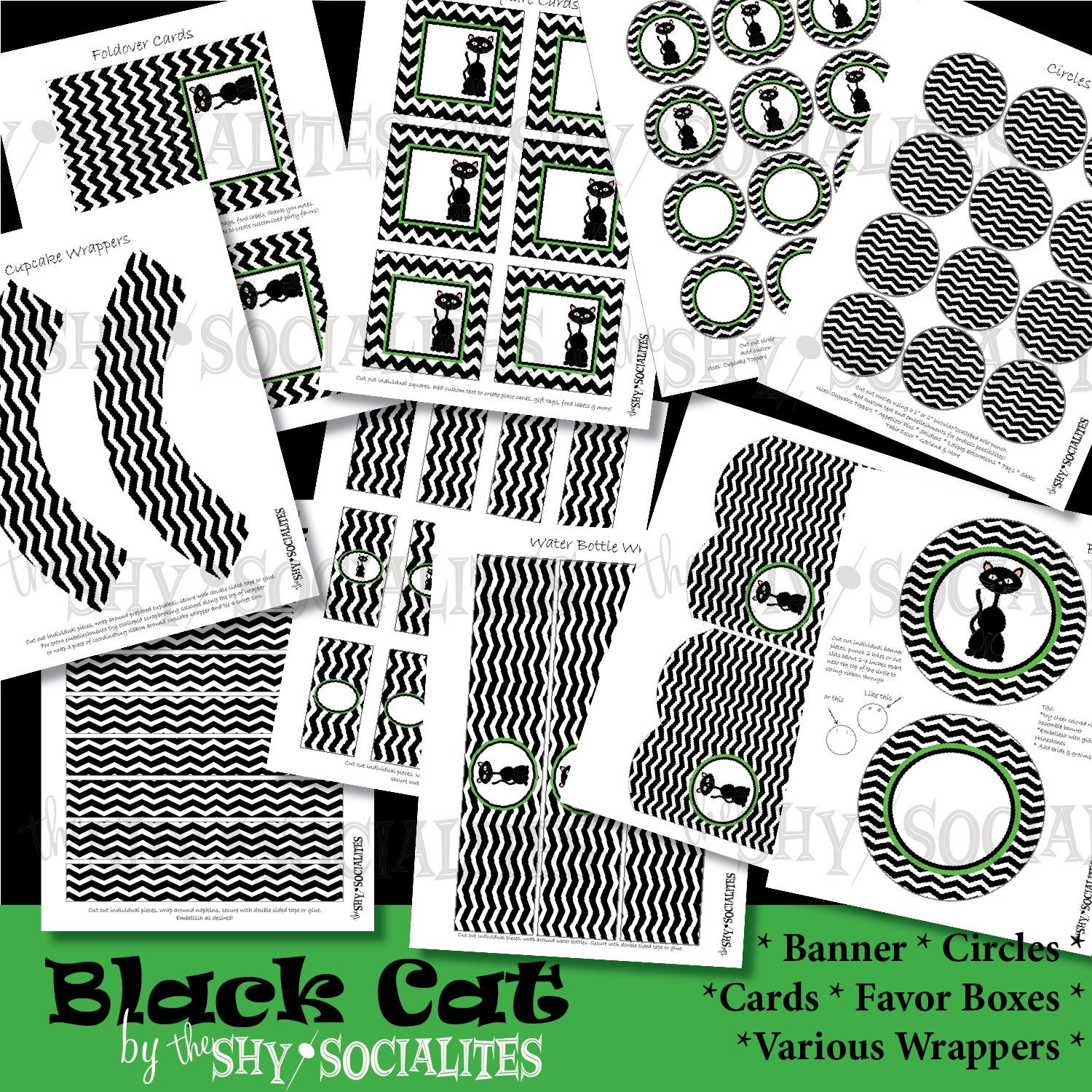 Black Cat Chevron