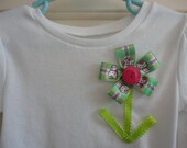 Precious Ribbon shirt for the Sweet Little Flower in Your Life, hello kitty , fall, back to school toddler clothing