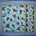 Butterfly Wall Art Quilted or Table Topper in Timeless Treasures Shimmer Fabric Line