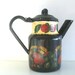 Vintage Hand Painted Toleware Pitcher