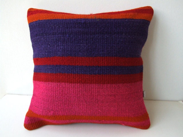 Anatolian turkish Rug Pillow Cover (kilim)