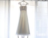 Sale-Lily-City Beach Bride-Sweetheart Cap sleeves A-line Lace Chiffon wedding dress gown