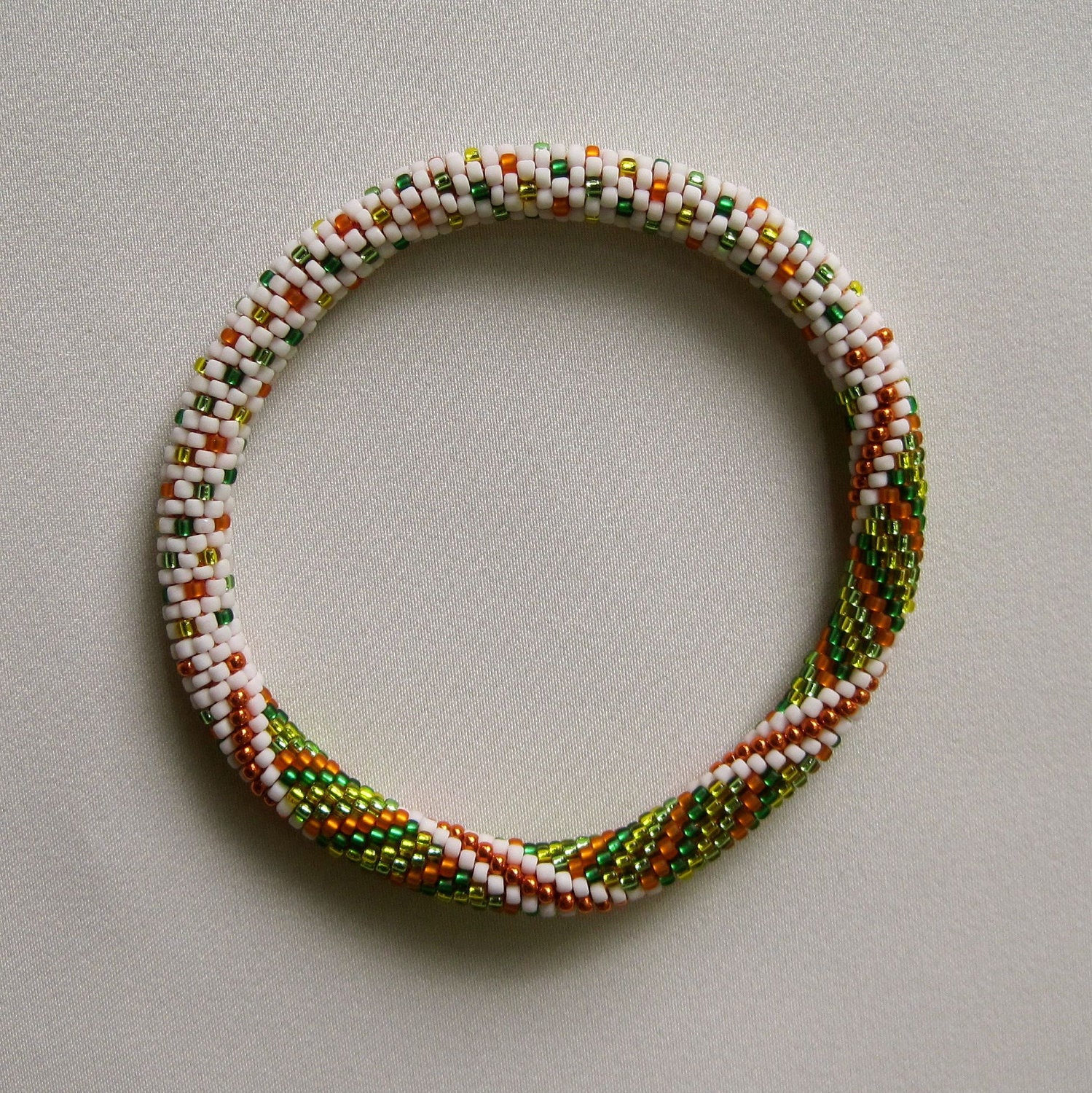 Bead Crochet Pattern:  Little Dots and Spirals