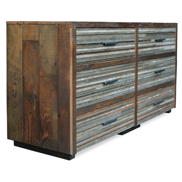 Beautiful Lake Tahoe Reclaimed 6 drawer Dresser / Chest