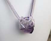 Brazilian Amethyst Crystal Point necklace