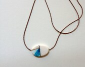strata5 abstract scrimshaw necklace
