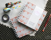CLEARANCE - Handprinted Notebook - Buntings