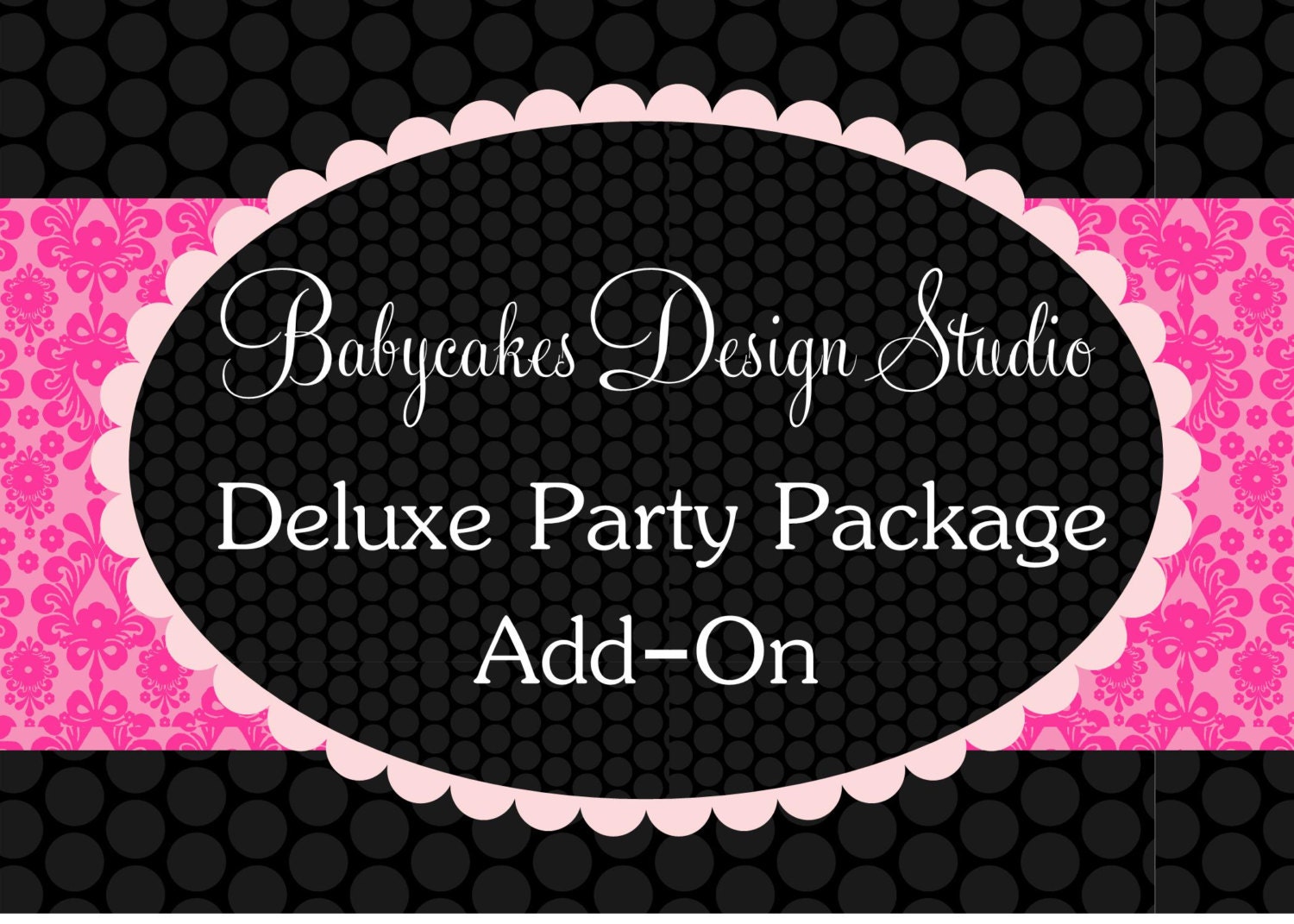 Deluxe DIY Party Package Add-On PLEASE READ Prior to Purchase