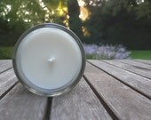Ginger Grass pure essential oil soy candle - Fresh, citrus scent. Spring, summer home